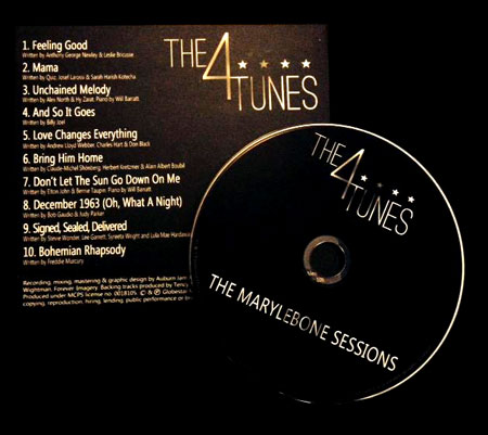 The 4Tunes debut CD album 'The Marylebone Sessions'